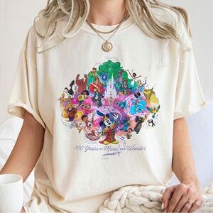 Disney 100th Anniversary 100 Years Of Music And Wonder Shirt XS NWOT